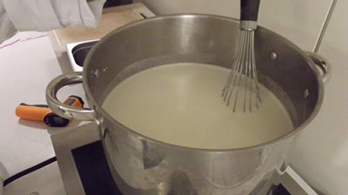 cuisson du lait écrémé